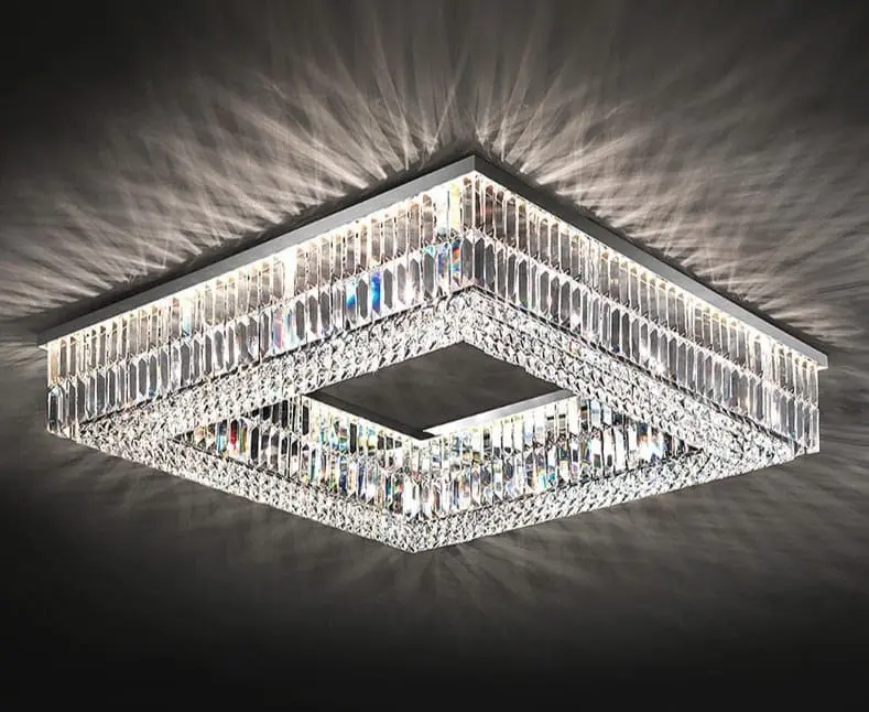 نجفة كريستال لاطش (50سم, ذهبي)