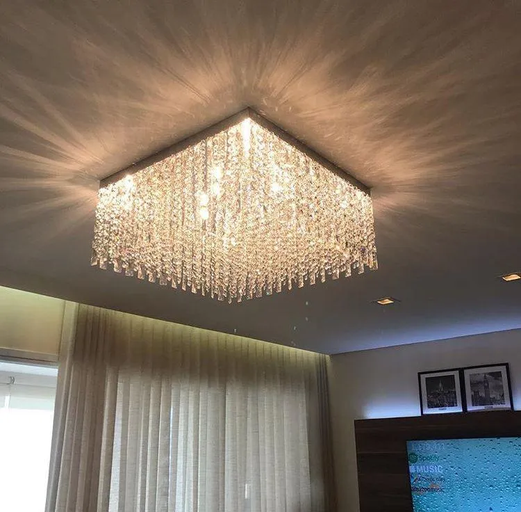 نجفة كريستال لاطش (40سم, ذهبي)