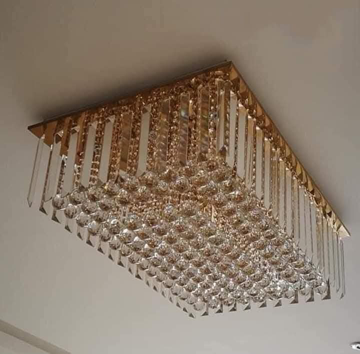 نجفة كريستال مستطيل