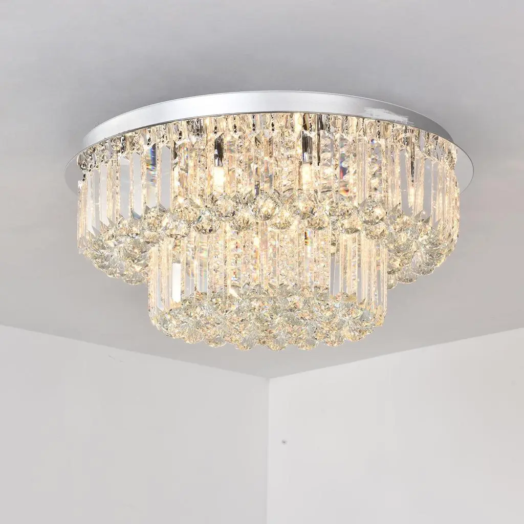 نجفة كريستال لاطش (40سم, ذهبي)